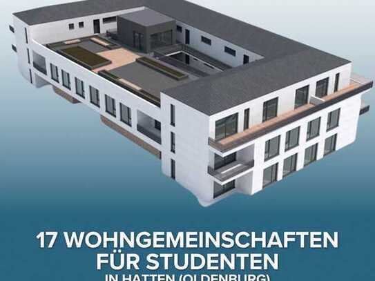 Mehrfamilienhaus mit 17 Studentenwohneinheiten in Hatten/Oldenburg sucht Investoren