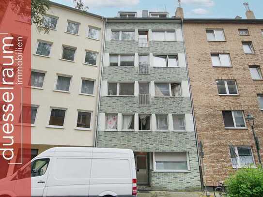 Stadtmitte: vermietete und gut geschnittene 2-Zimmer im 1.OG mit Balkon in begehrter Lage!