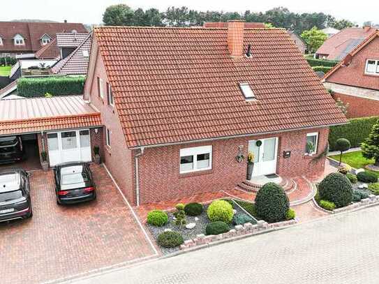 Modernes Einfamilienhaus mit großem Garten und Kamin in Friesoythe!