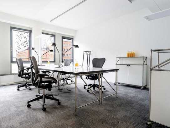 Teambüro für 2-3 Personen mit Elphi-Blick