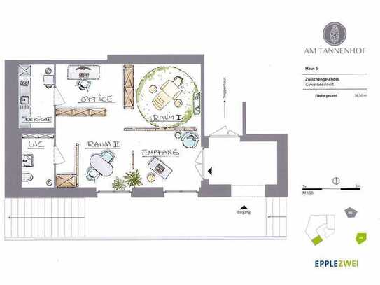 Eröffnen Sie Ihr Büro AM TANNENHOF - jetzt besichtigen & planen