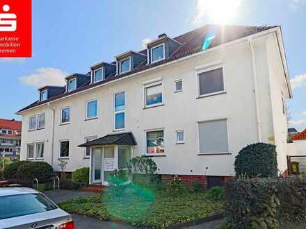 Bremen Gete: Gepflegte 2-Zimmer-Eigentumswohnung mit Balkon und zwei Kellerräumen
