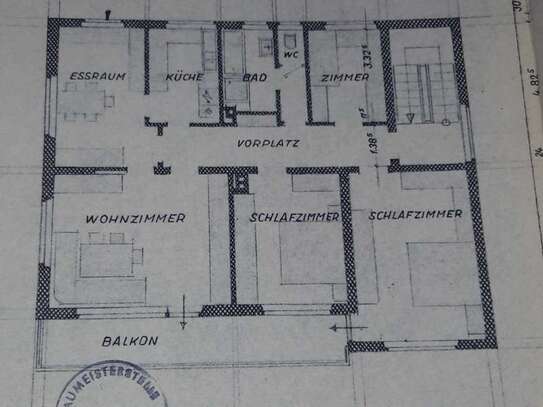 5-Zimmer-Wohnung mit Balkon in Lonsee-Halzhausen