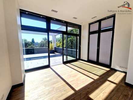 City-Appartement mit einer 43m² großen Süd/West-Dachterrasse auf der Uhlenhorst