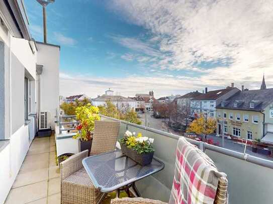 Am Schillerplatz - Moderne 2,5 Zi.-ETW mit Balkon, Klimaanlage und TG-Stellplatz!