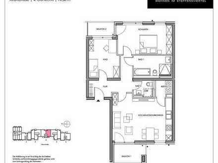 Alfons und Augusta: Lichtdurchflutete 3-Zimmer-Wohnung
