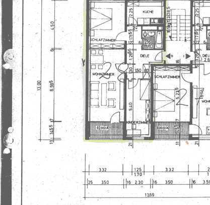 Helle 3 ZKB DG-Wohnung mit EBK, Separate Anmietung von einem Autostellplatz in der TG