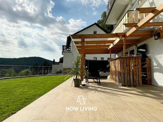 3-Zimmer Souterrain-Juwel mit Terrasse und bezauberndem Talpanorama