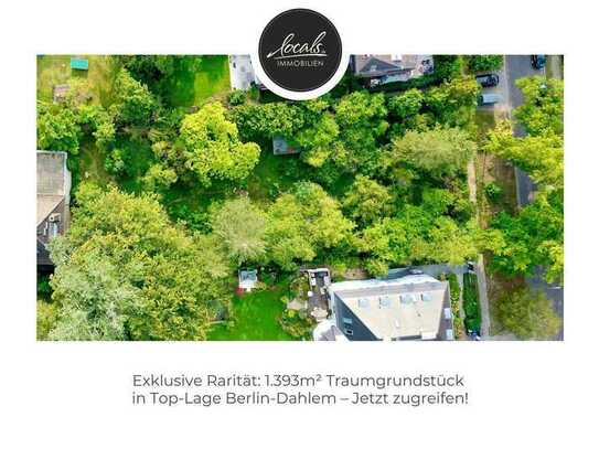 Exklusive Rarität: 1.393m² Traumgrundstück in Top-Lage Berlin-Dahlem – Jetzt zugreifen!