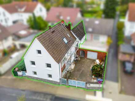 IHR NEUER FAMILIENTRAUM! - Teilsaniertes Zweifamilienhaus mit Garage im Herzen von Egelsbach