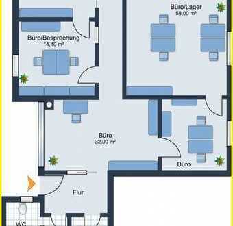 *** Bürofläche teilbar u. ebenerdige Räume mit Fensterfront in Gründau / Rothenbergen