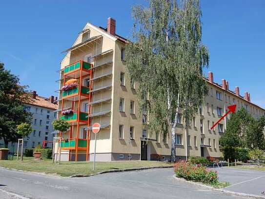 50 m² Erdgeschoßwohnung mit Balkon in Löbau / SÜD