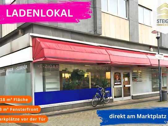 Perfekte Geschäftschance: Ladenlokal am Marktplatz – Beste Sichtbarkeit für Ihr Unternehmen!