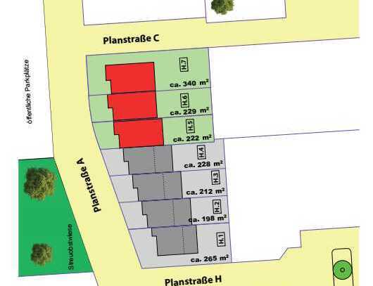 KfW 40 Effizienzhaus - Reihenendhaus H.7 im Wohnquartier Großstädteln mit Erbpachtgrundstück