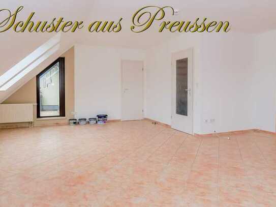 Schuster aus Preussen - Zepenick Ruhiglage - 3 Zimmer - Maisonette mit Einbauküche, Dusche, Wanne...