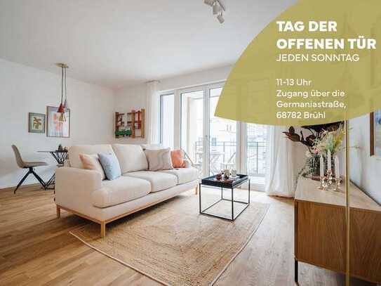 Moderne 2-Zimmer-Wohnung mit Garten