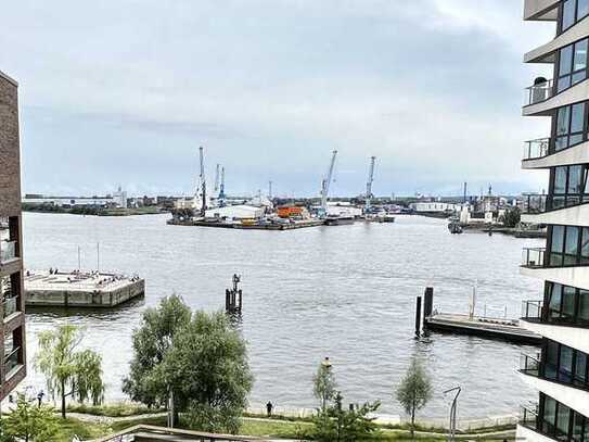 Panoramawohnung der Extraklasse mit Süd-Loggia zur Elbseite - Traumausblicke aufs Wasser!