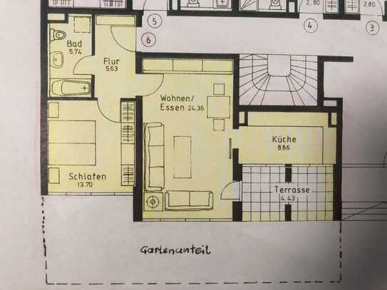 Schöne 2-Zimmer-Wohnung zur Miete in Würzburg