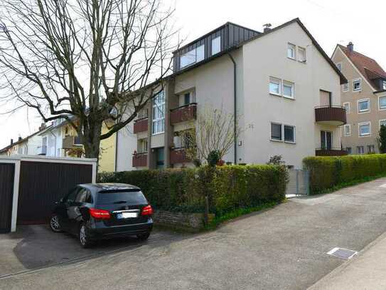 Helle 3-Zimmer-Whg mit 2x Balkon & Einzelgarage in Stuttgart-Münster