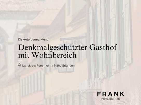 Denkmalgeschützter Gasthof mit Wohnbereich