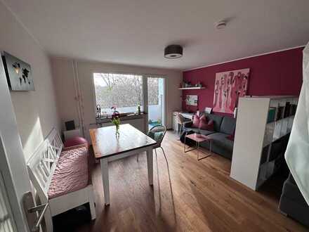 MAINZ-NEUSTADT: 1 Zimmer ETW mit tollem Balkon und Blick ins Grüne