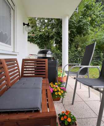 Charmante 3-Zimmer-Wohnung mit Terrasse & Garten in Schwetzingen-Schälzig