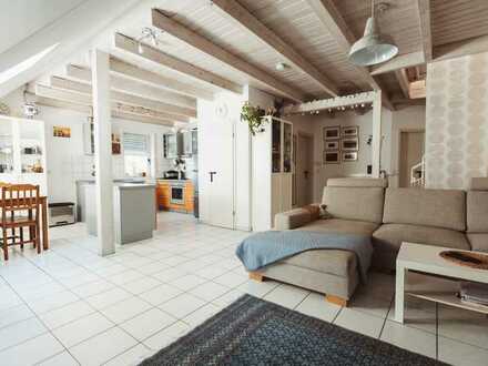 Stilvolle, gepflegte 3-Zimmer-Maisonette-Wohnung mit Balkon in Osthofen