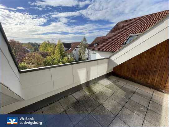 Sonnige Dachterrasse in guter Wohnlage