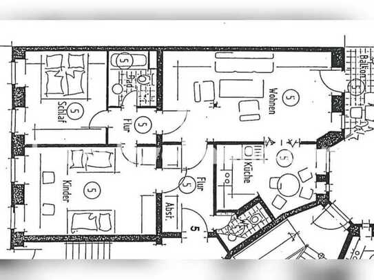 Tauschwohnung: 3 Zimmer Wohnung am Südplatz