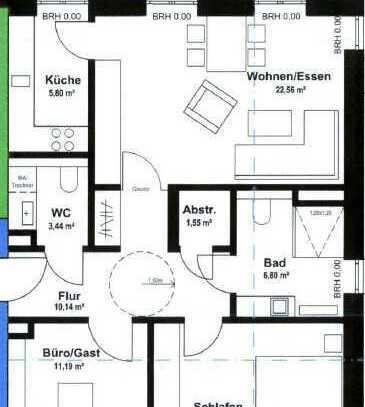 Altersgerechte 3-Zimmer-Wohnung im EG in ruhiger Lage in Leichlingen