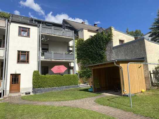 Idyllische 2-Raum-Wohnung mit EBK und Balkon & Garten in ruhiger Lage