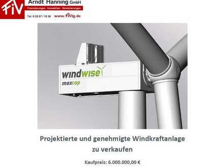 Renditestarke Windkraftanlage Neubau zu verkaufen