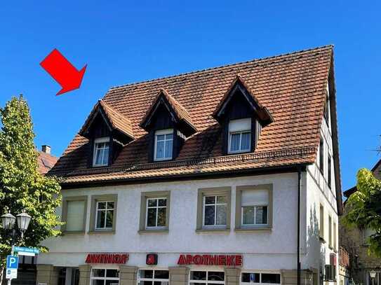 Große vermietete 5-Zimmer-DG-Maisonette-Wohnung im Zentrum!