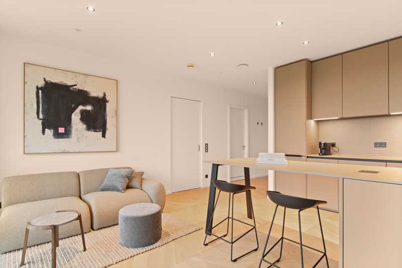 Direkt am Main - Towerlife - Voll möblierte 2-Zimmer-Wohnung