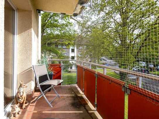 Stetig sanierte 2-Zimmer-Wohnung mit guter Energieeffizienz, unmittelbar am Klinikum Schlebusch