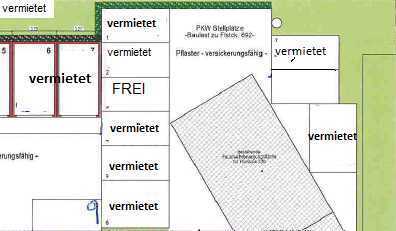 Außenstellplatz an der Klapperstraße 32 zu vermieten!