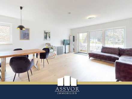 Moderne 4-Zimmer-Maisonettewohnung mit Sonnenbalkon im grünen Kalkum
