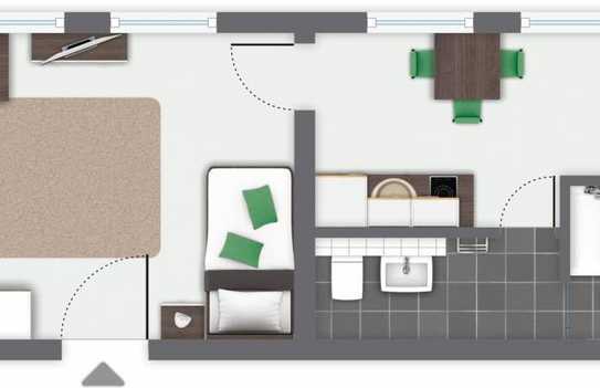 Studentenappartement in Clausthal-Zellerfeld (Doppelzimmer)
