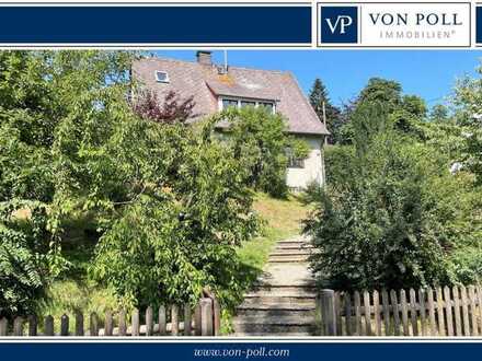 Traumgrundstück mit reizvollem Bestandsbau aus den 50ern
