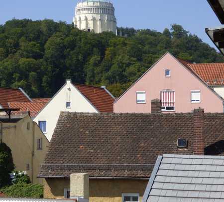 Gemütl. Single-Wo., m. idyllischem Blick zu Kelheim's Altstadt- Mitte!