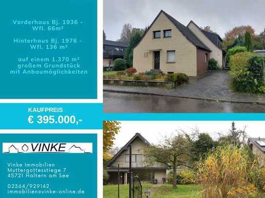 In sehr gute Lage von Haltern am See - Freist. 2-Familienhaus mit 1.370 m² Grundstück