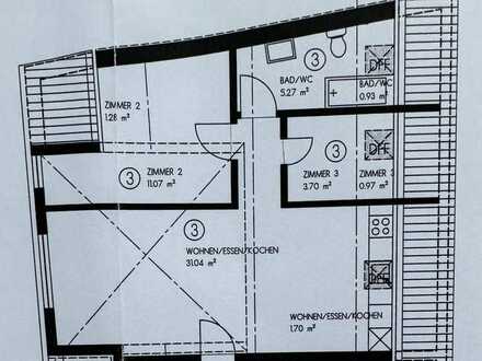 Attraktive 2,5-Zimmer-Dachgeschosswohnung in Saulheim