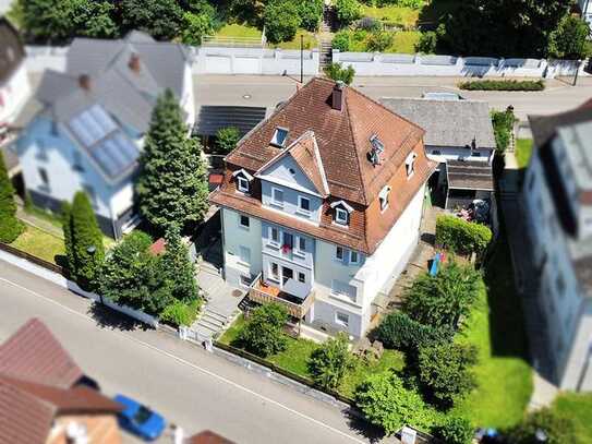 Renovierte Stadtvilla in zentraler Lage mit traumhaftem Ausblick über Heidenheim