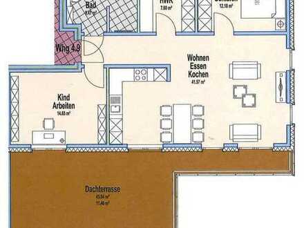 Luxuriöses Penthouse zur Vermietung mit Dachterrasse in Laer!