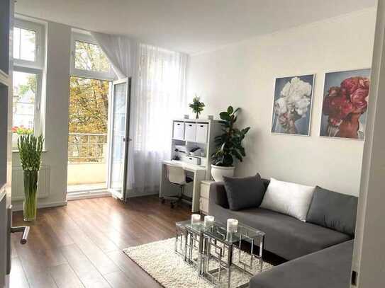 Frisch renovierte Altbauwohnung mit herrlichem Blick