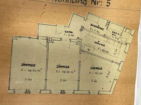 WG-taugl. 3 Zimmerwohnung in der Südstadt