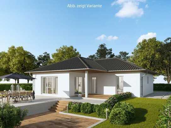 Moderner Bungalow mit überdachter Terrasse und großem Grundstück!