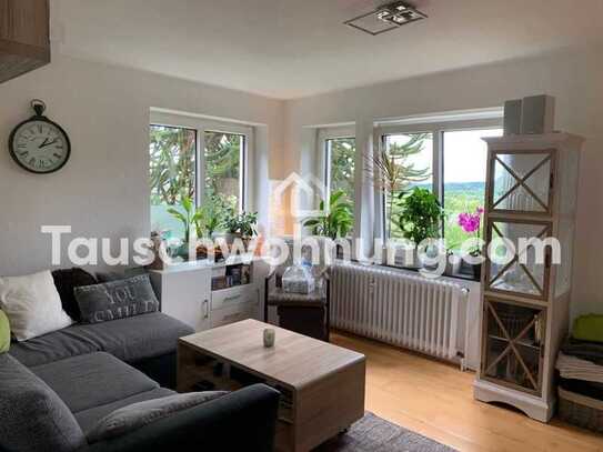 Tauschwohnung: 95qm 3,5 Zimmer EBK, Terrasse, Garten, Waldrand