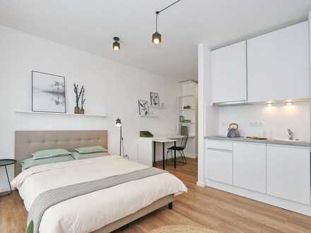 Vollmöblierte 1-Zimmer-Wohnung mit Design-Ausstattung