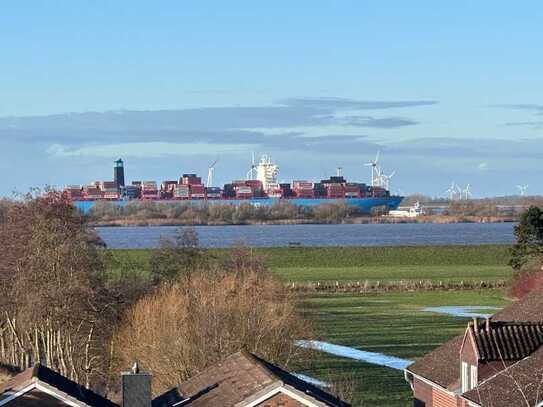 Exklusive 3-Zimmerwohnung mit Blick auf die Elbe, 91,5m2